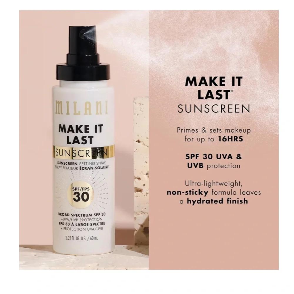 Milani offers spf